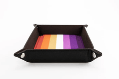 FanRoll Fold Up Velvet Dice Tray - Pride Edition: Lesbian